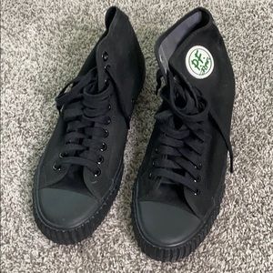 P.F. Flyers Men’s Black Hi-Top